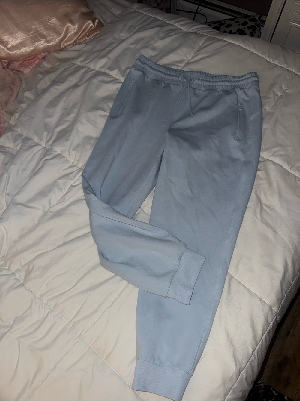 Old Navy Light Blue Women’s Jogger Sweatpants - Casual Drawstring Pants